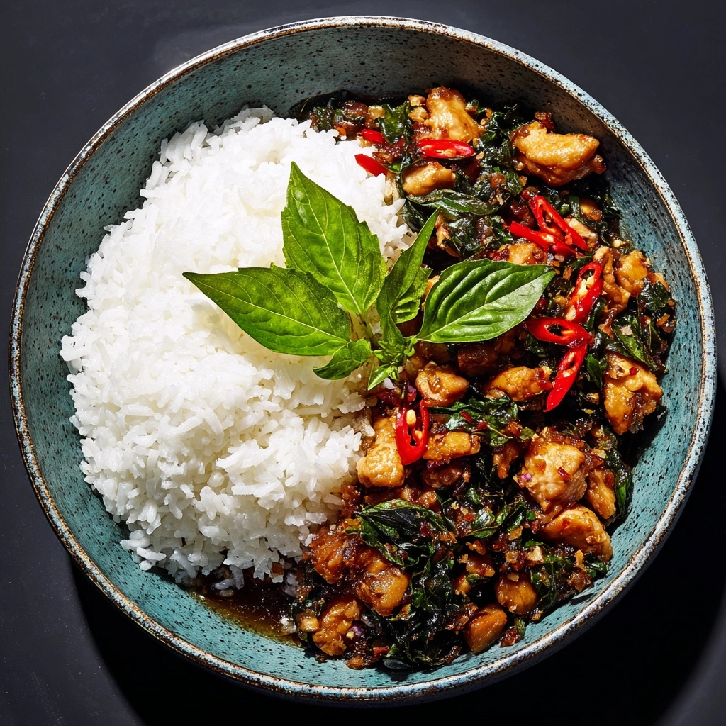 Spicy Thai Basil Chicken (Pad Krapow Gai) Recipe - Recipe Image