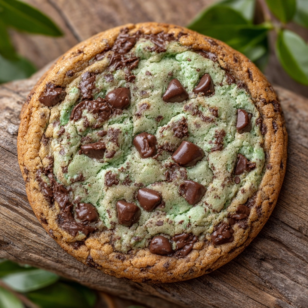Mint Chocolate Chip Cookies Recipe - Recipe Image