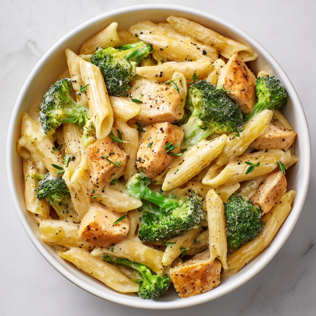 Creamy Broccoli and Chicken Penne Recipe