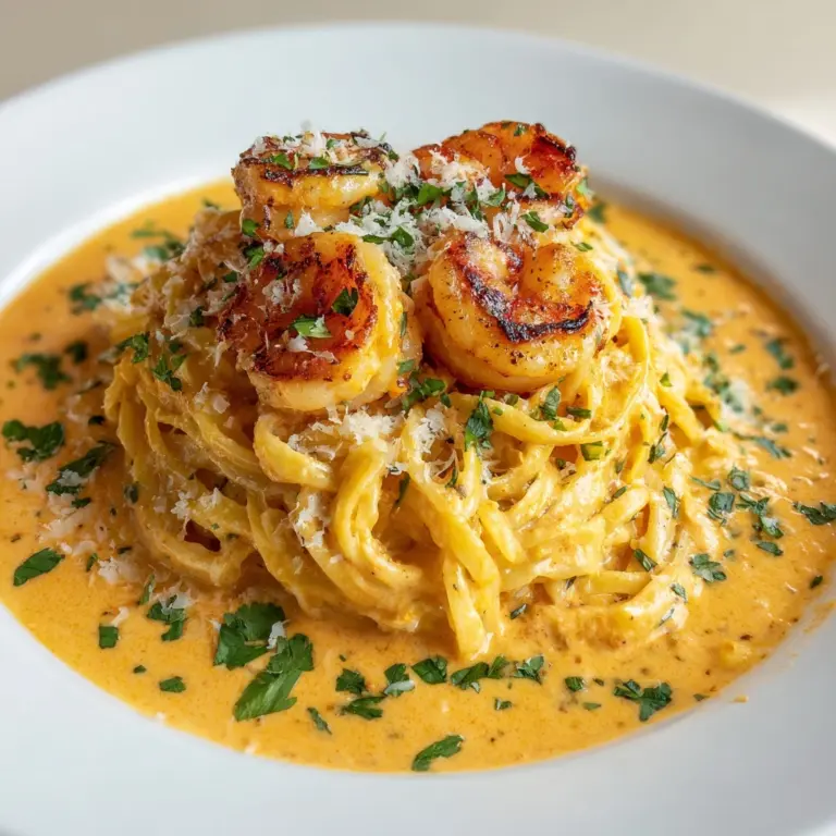 Creamy Shrimp Linguine Recipe