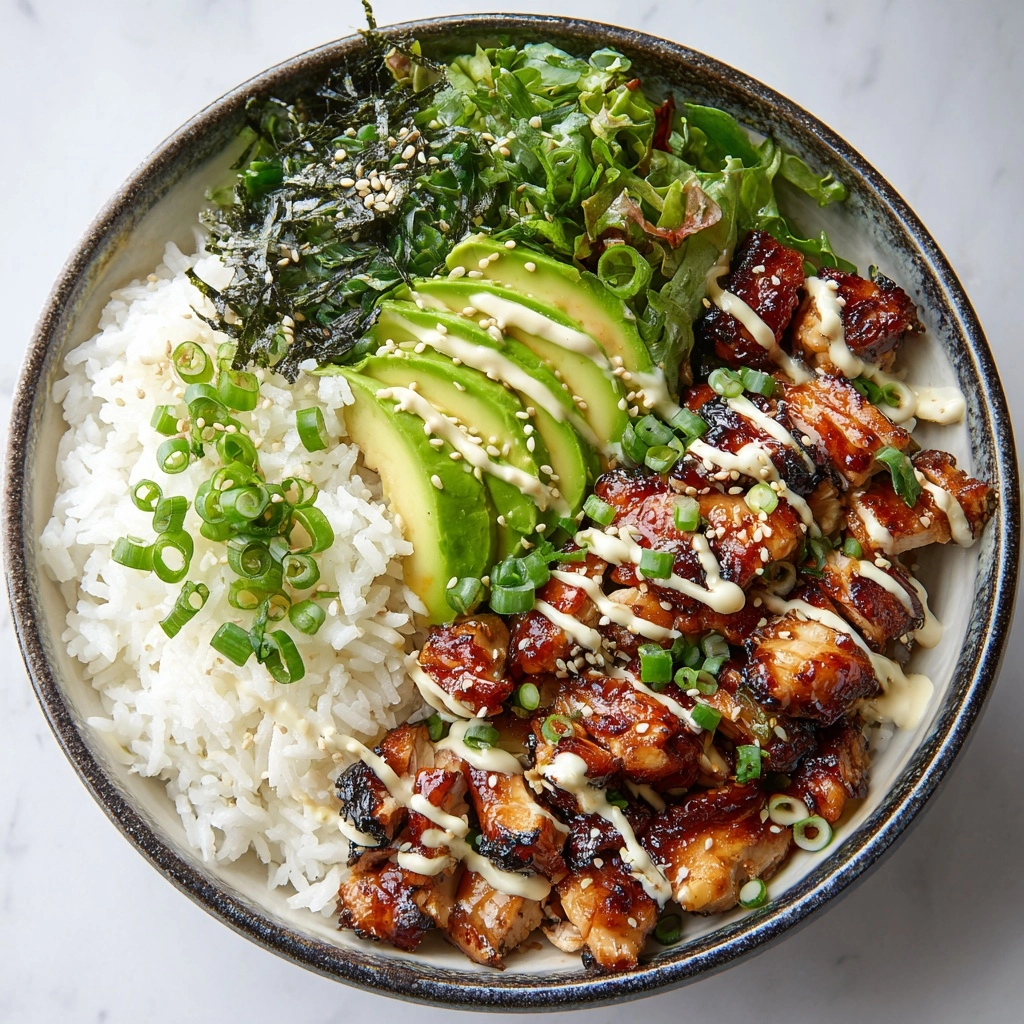Sticky Chicken Rice Bowls Recipe - Recipe Image