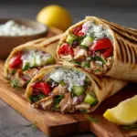 Mediterranean Chicken Wraps Recipe