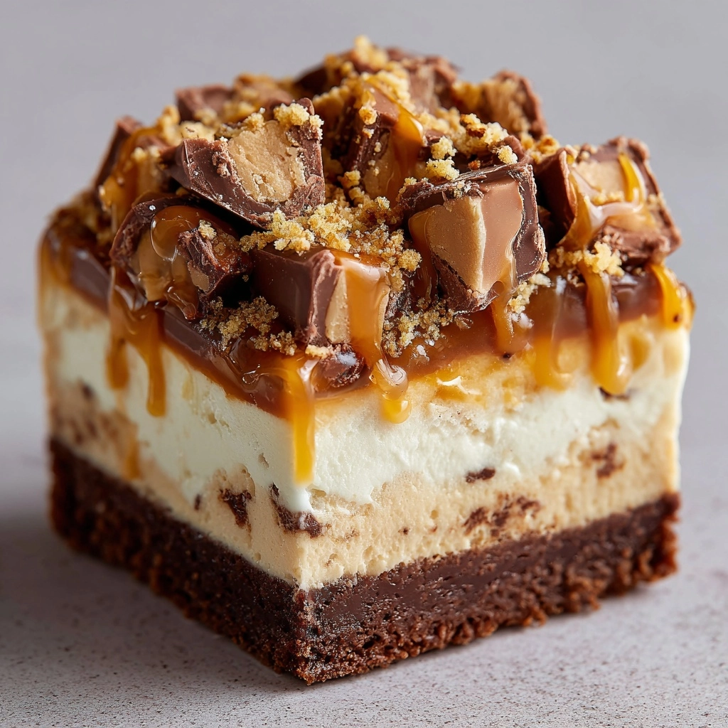 Homemade No-Bake Twix Cheesecake Recipe