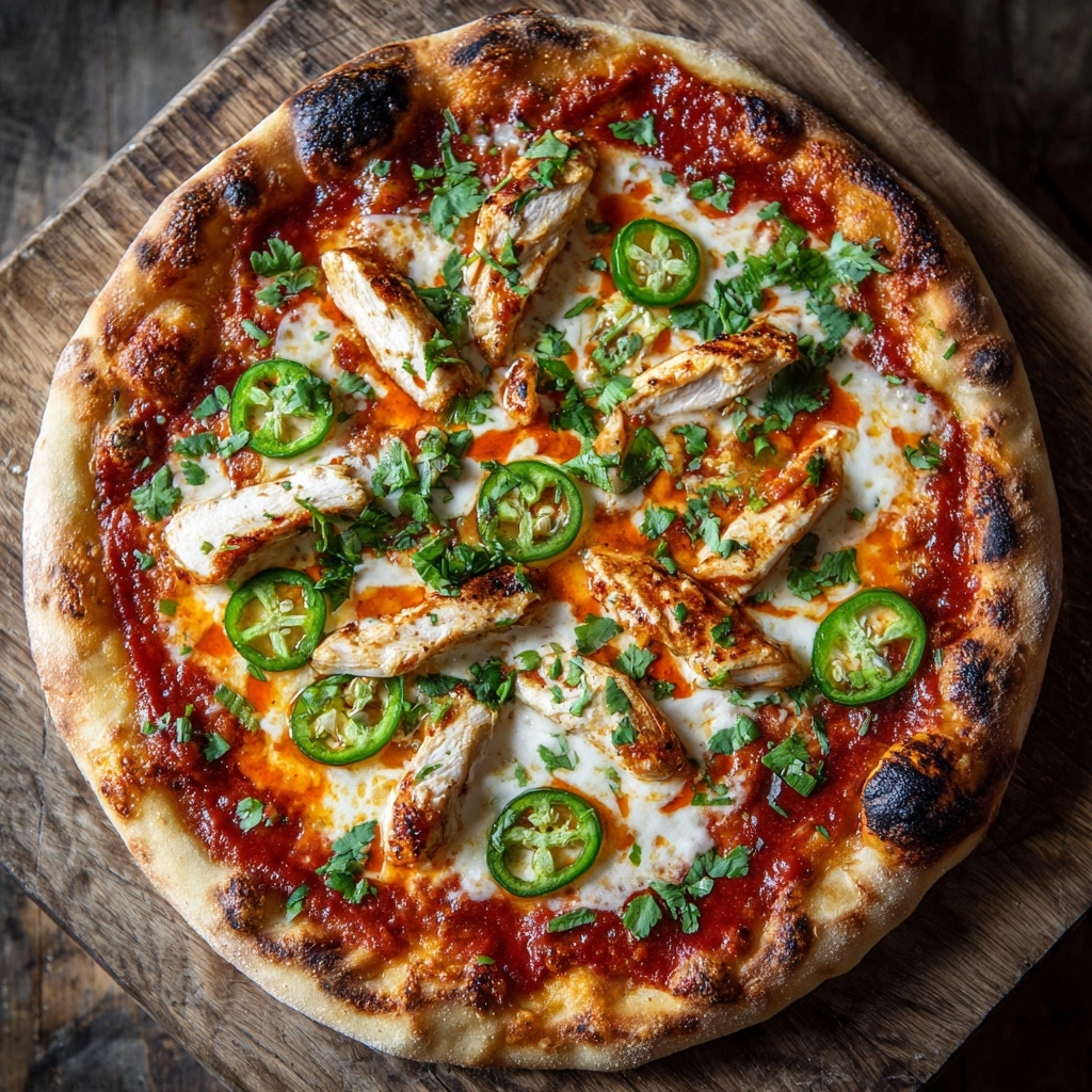Butter Chicken Pizza Recipe - Recipe Image