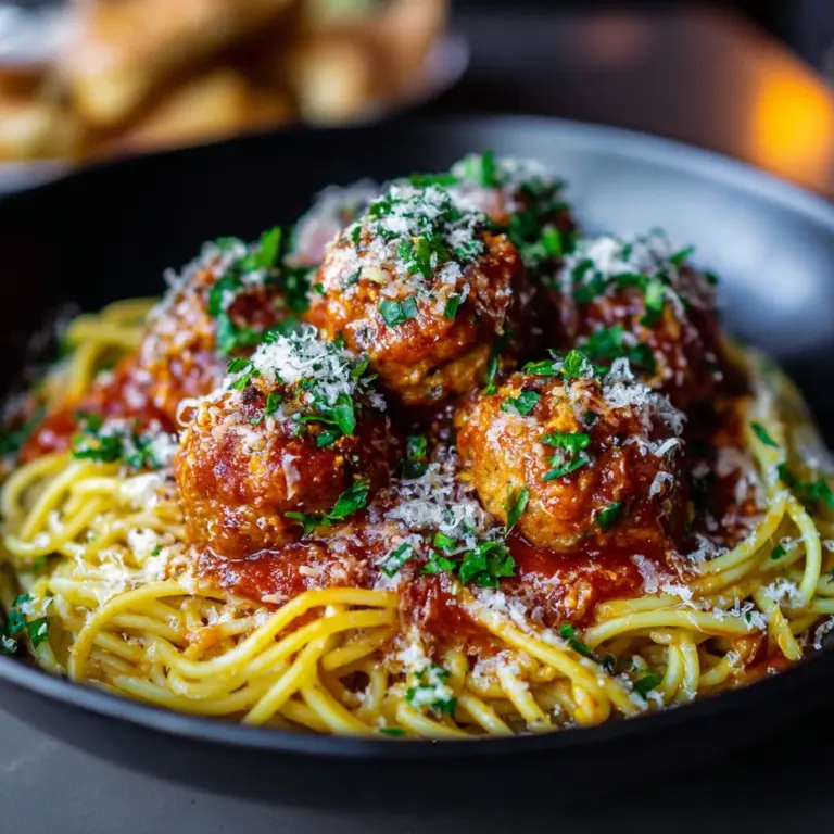 Instant Pot Whole Wheat Spaghetti and Turkey Meatballs Recipe