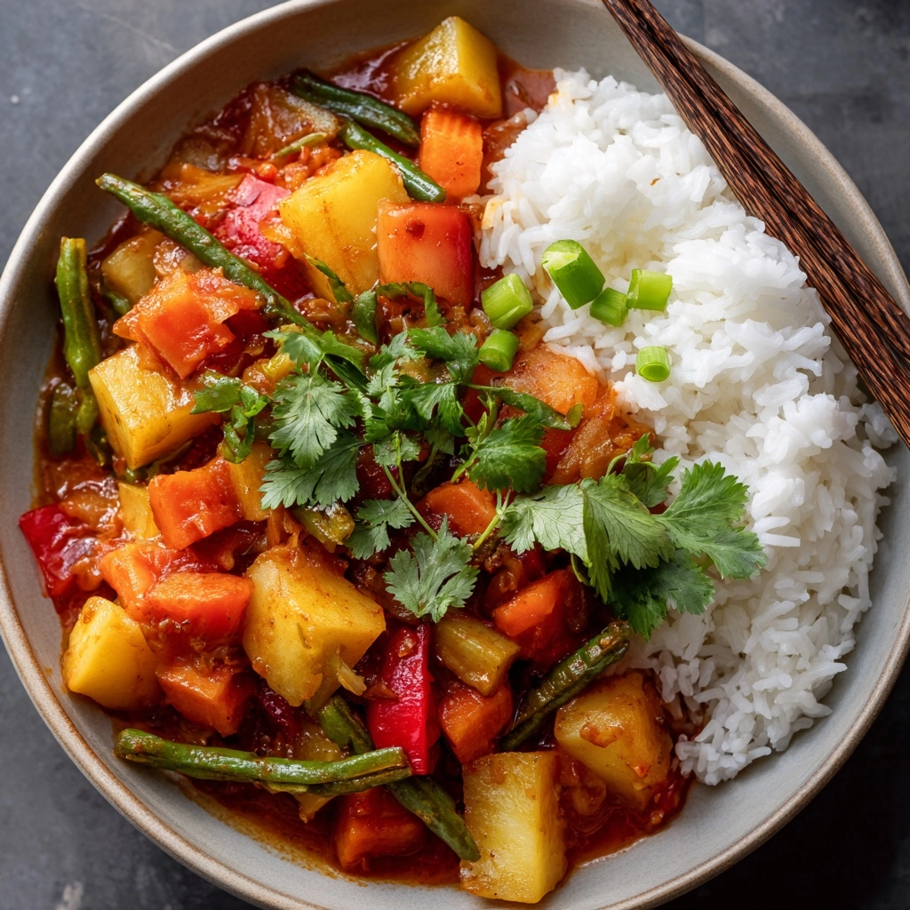 Vegetable Jambalaya with Rice Recipe - Recipe Image