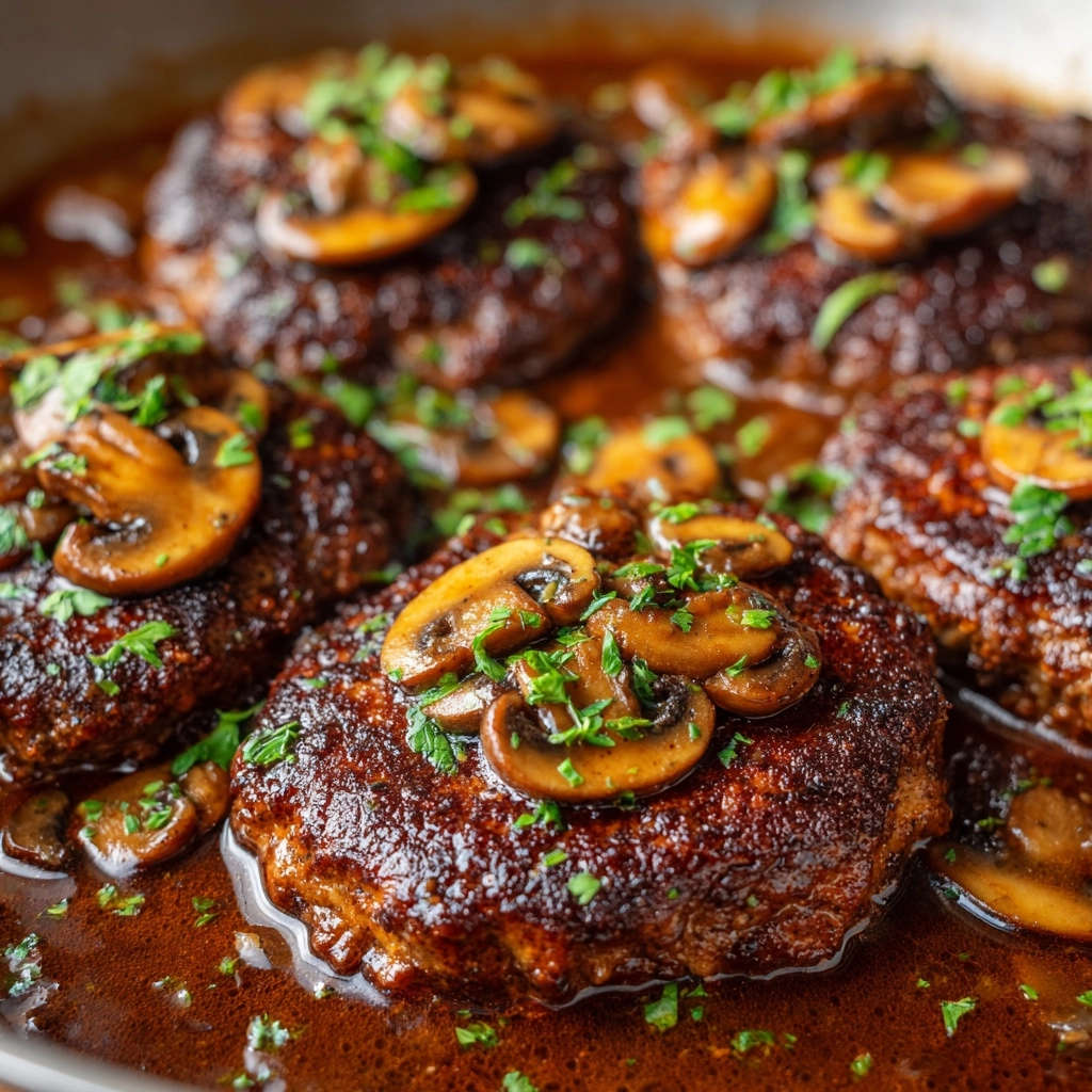 Easy Homemade Salisbury Steak Recipe - Recipe Image