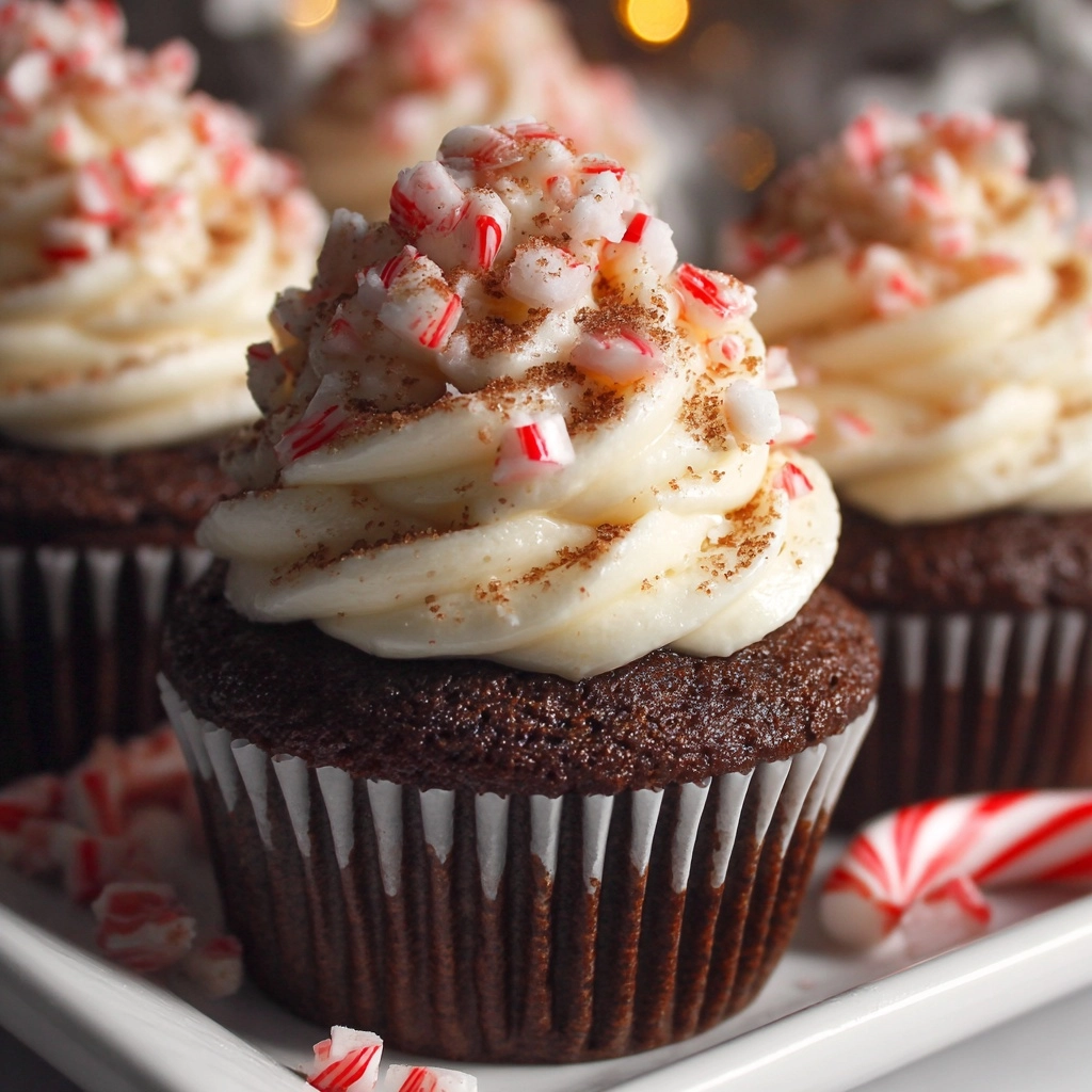 Peppermint Mocha Cupcakes Recipe - Recipe Image
