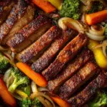 One Pan Balsamic Steak and Veggies Recipe