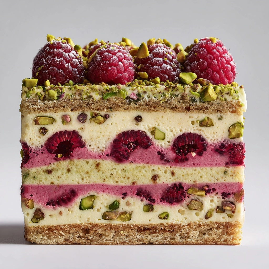 White Chocolate Raspberry Pistachio Tiramisu Recipe - Recipe Image