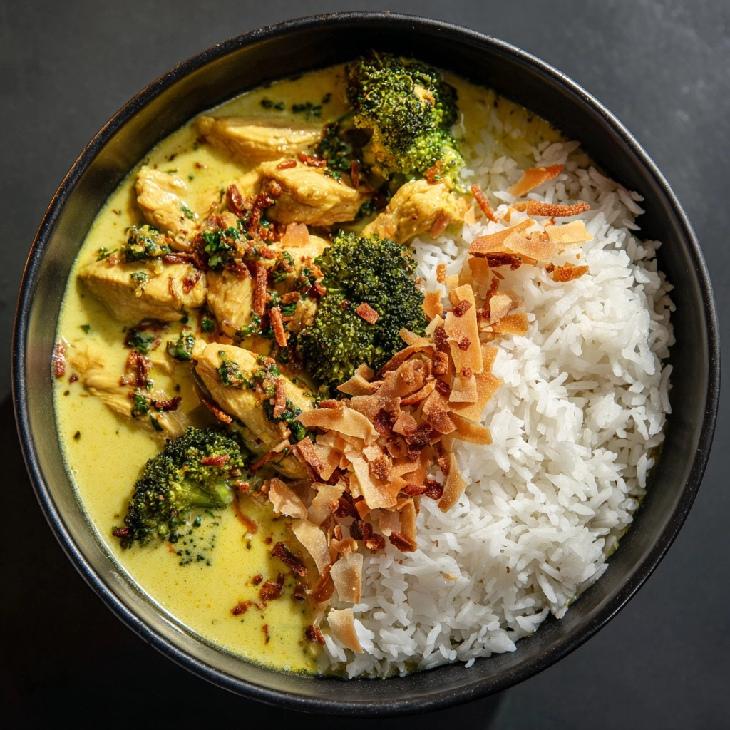 Golden Coconut Chicken Curry Recipe - Recipe Image