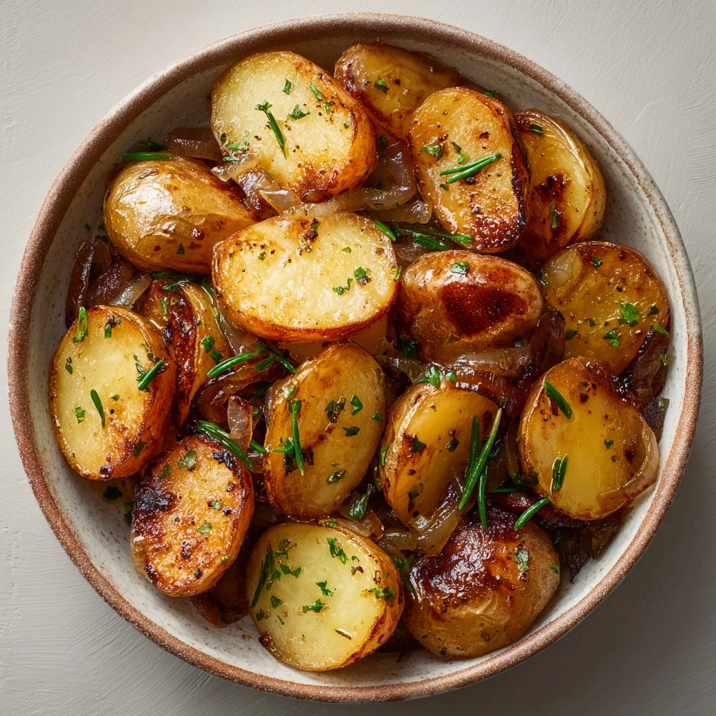 Oven Fried Potatoes & Onions Recipe - Recipe Image