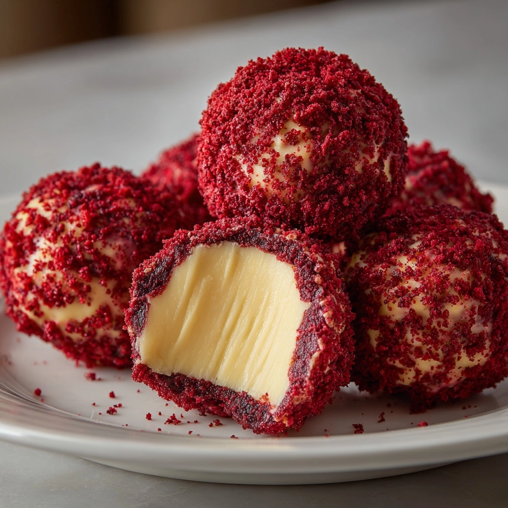 Red Velvet Cheesecake Balls Recipe - Recipe Image