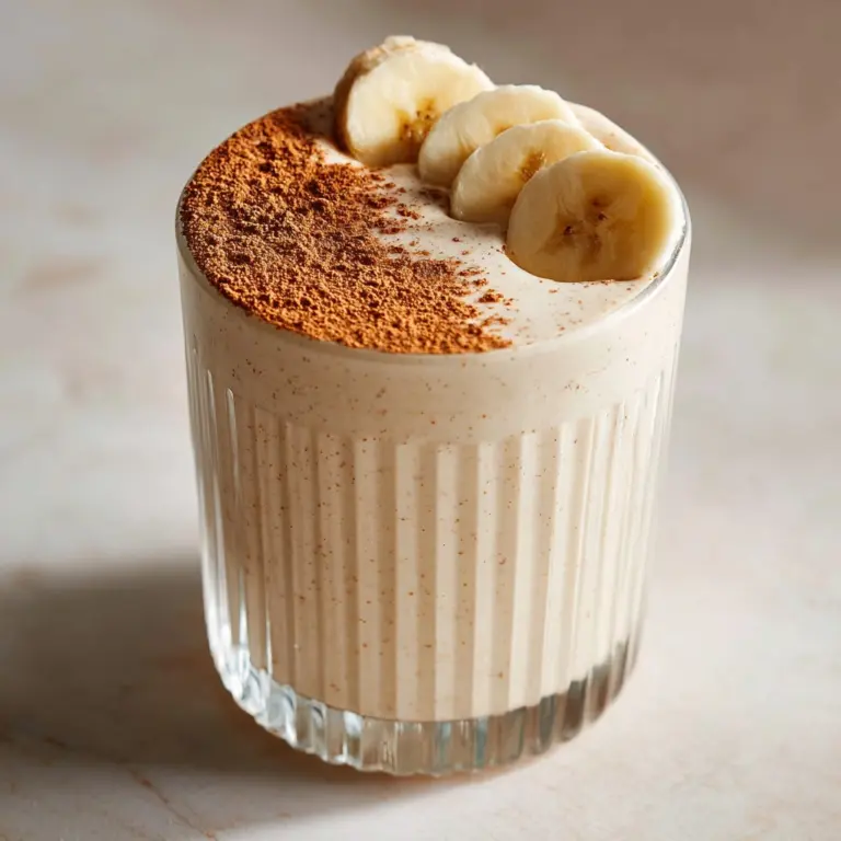 Vanilla Cinnamon Banana Smoothie Recipe