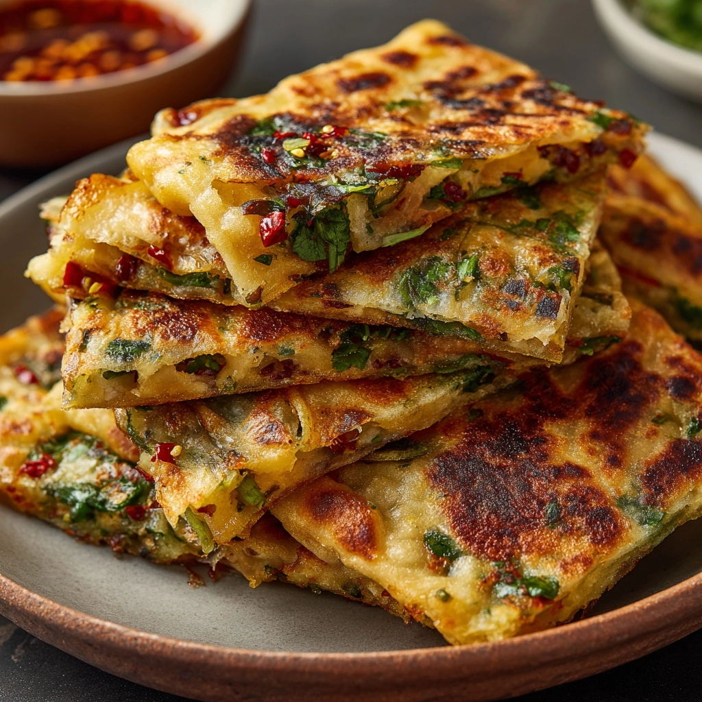 Jian Bing (Chinese Crepes) Recipe - Recipe Image