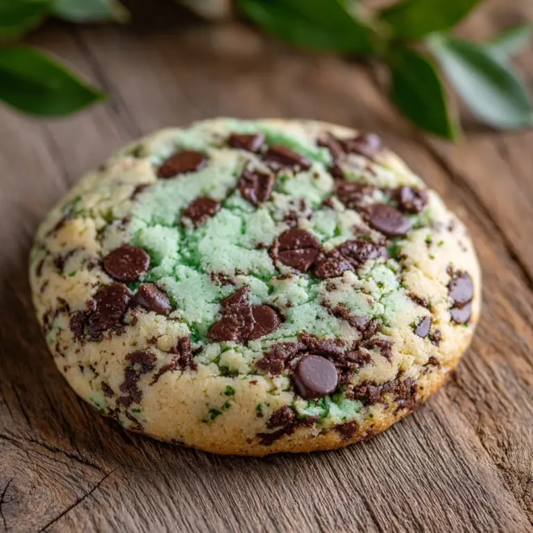 Mint Chocolate Chip Cookies Recipe