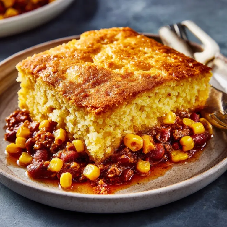 Easy Cowboy Cornbread Casserole Recipe
