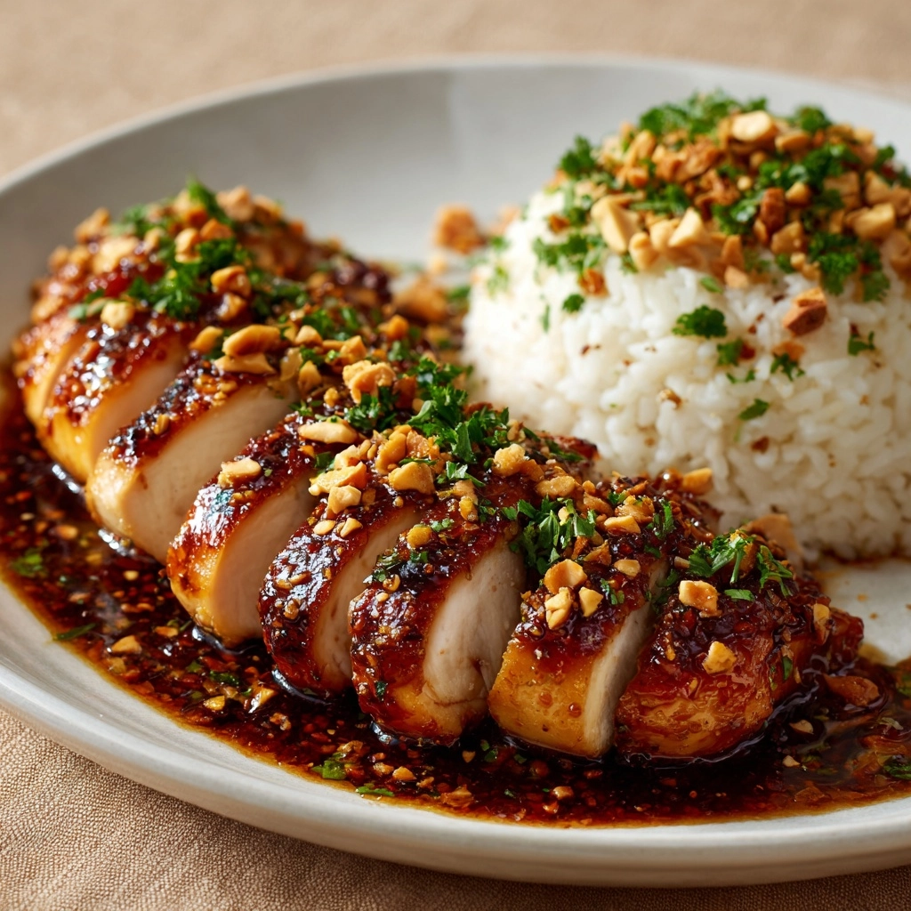 Honey Garlic Chicken Breasts Recipe - Recipe Image