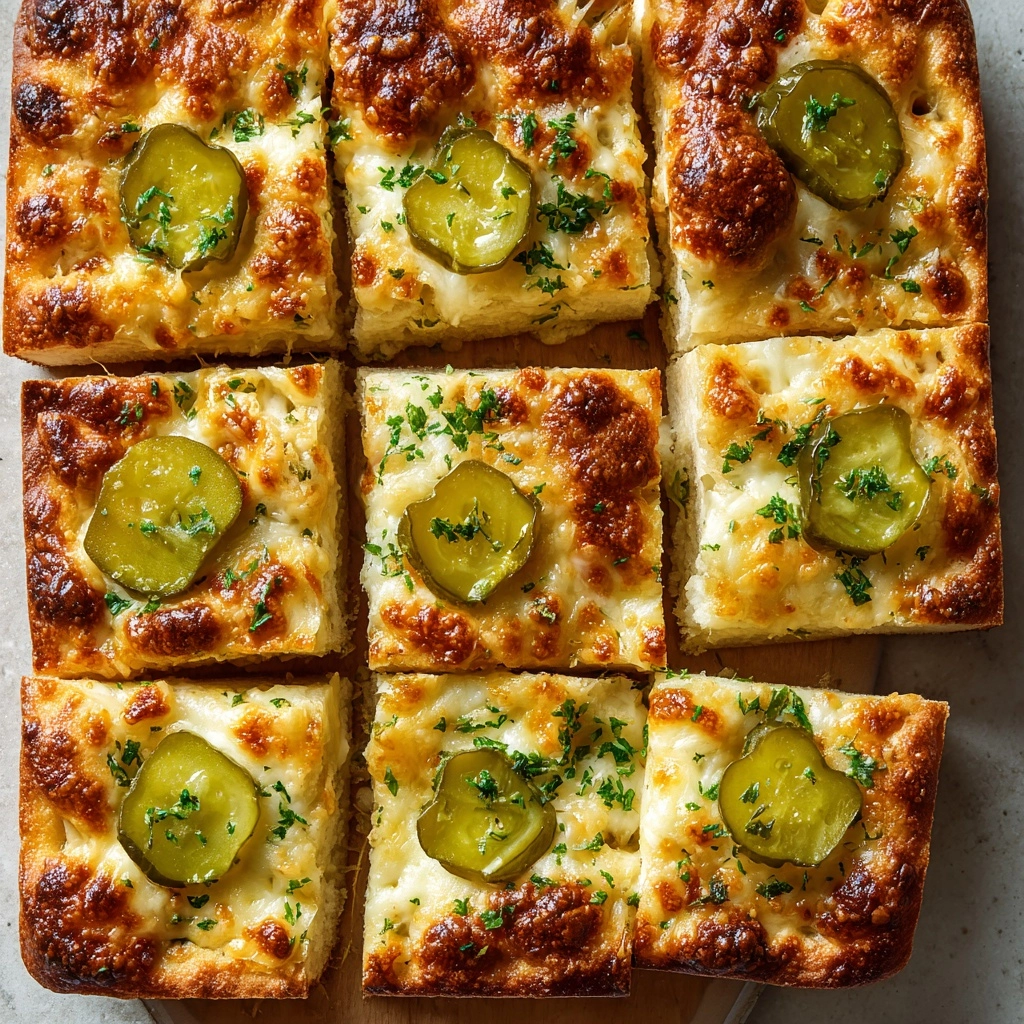 Cheesy Pickle Bread Recipe - Recipe Image