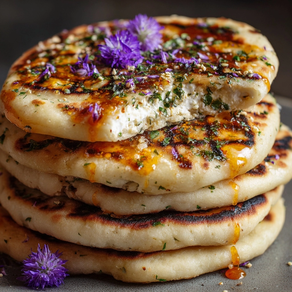 Grilled Naan Recipe - Recipe Image