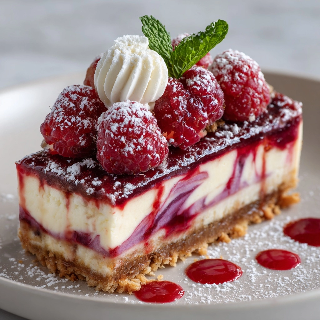 Raspberry Swirl Ice Cream Cake Recipe - Recipe Image