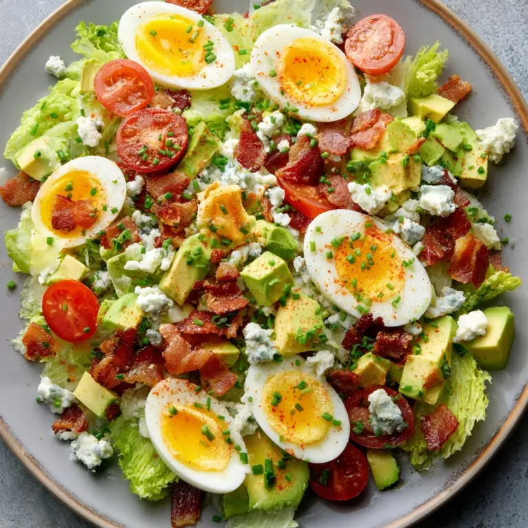 Keto Cobb Egg Salad Recipe