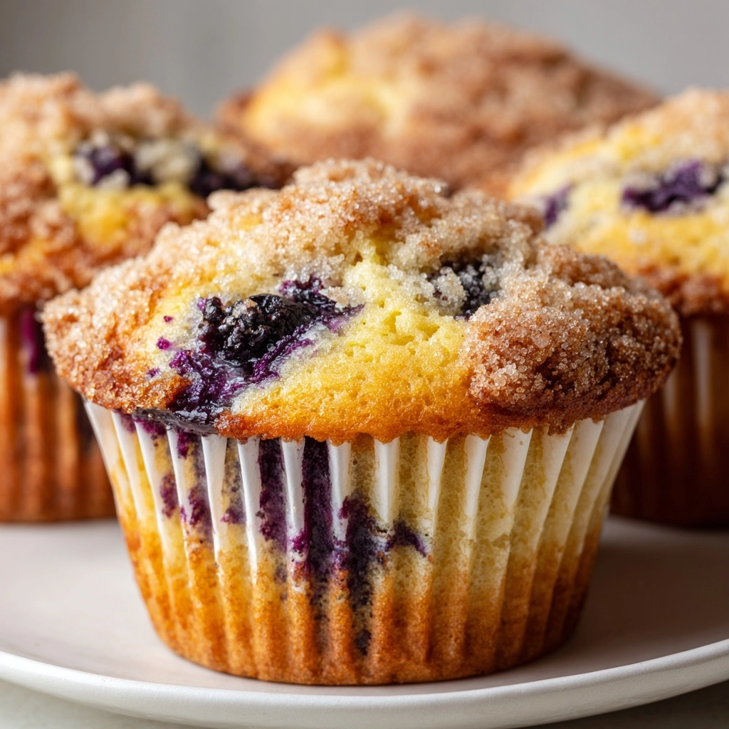 Ultimate Moist & Flavorful Blueberry Muffins Recipe - Recipe Image