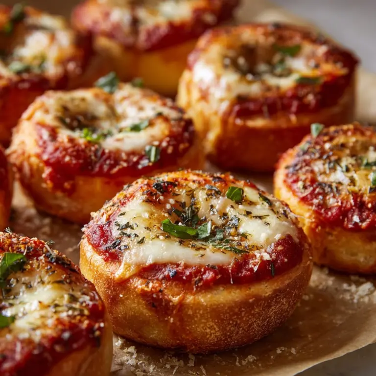 Homemade Mini Pizza Bagel Bites Recipe
