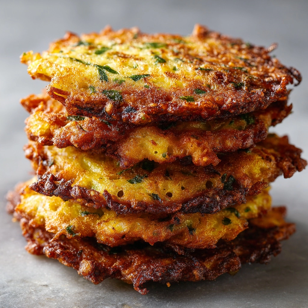 Zucchini and Oatmeal Pancakes Recipe - Recipe Image