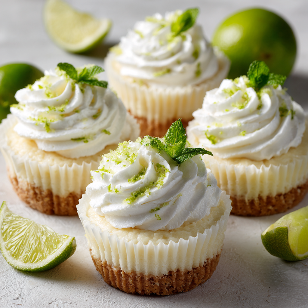 No-Bake Mini Key Lime Pies Recipe - Recipe Image