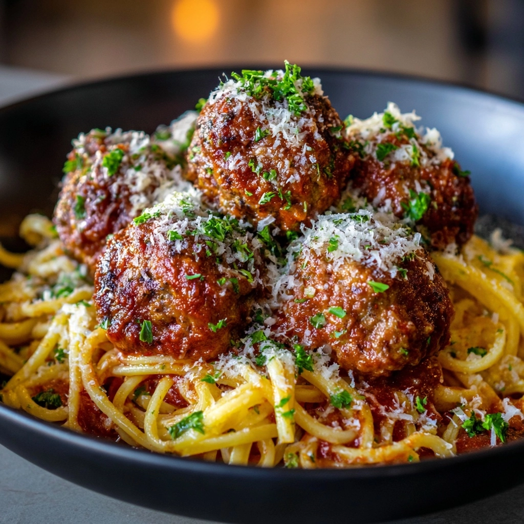 Instant Pot Whole Wheat Spaghetti and Turkey Meatballs Recipe - Recipe Image