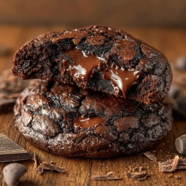 Chocolate Fudge Cookies Recipe