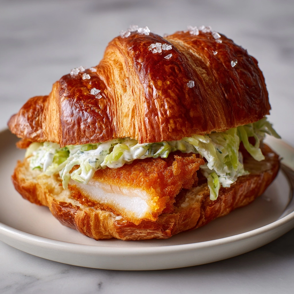 Chicken Caesar Croissant Recipe - Recipe Image