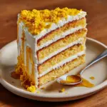 Layered Cornbread Cake with Whipped Honey Butter Frosting Recipe