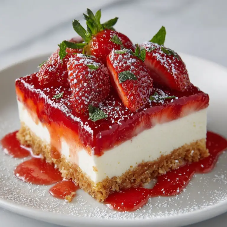 Strawberry Pretzel Salad Recipe