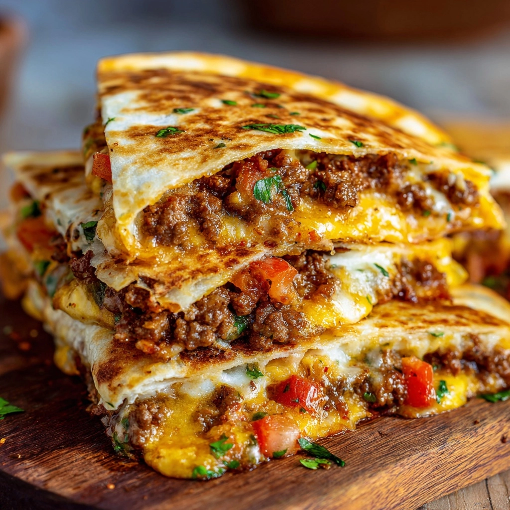 Quesadilla Burgers Recipe