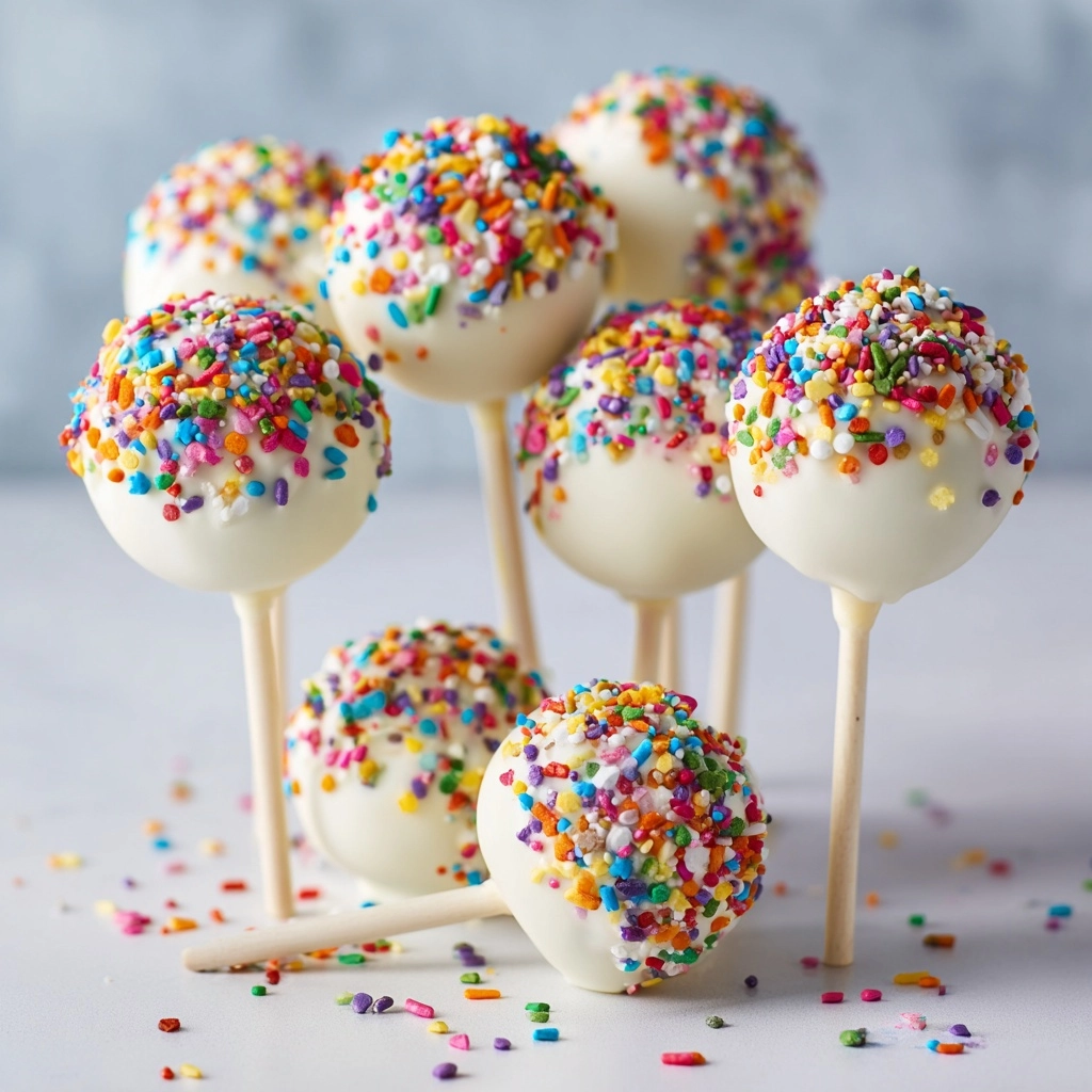 Funfetti Cake Pops for Any Occasion Recipe - Recipe Image