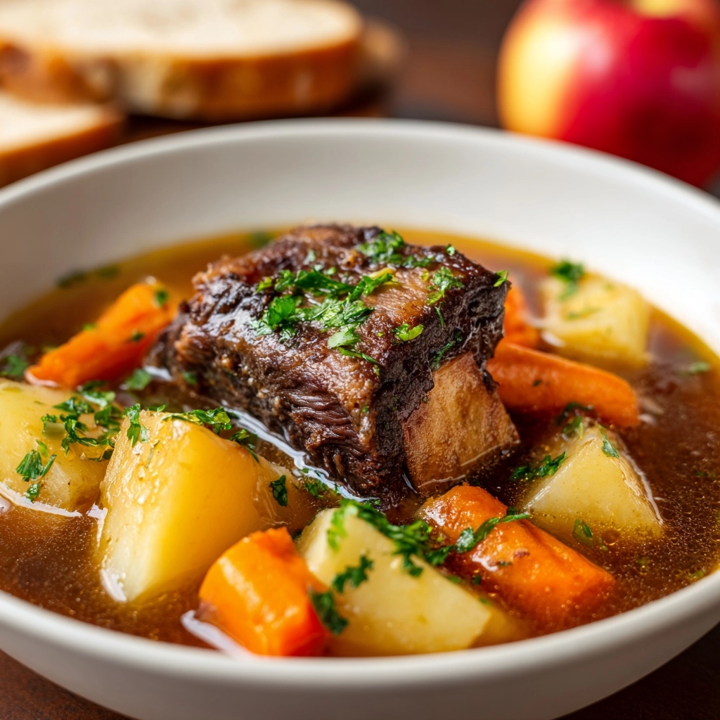 Apple Carrot Beef Rib Soup Recipe - Recipe Image
