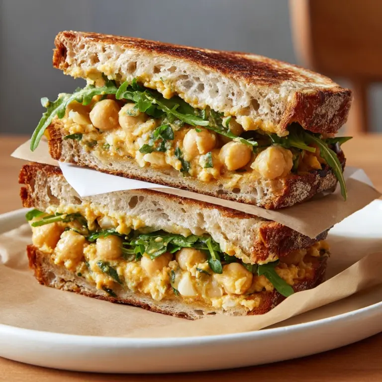 Blistered Shishito Pepper Chickpea Salad Sandwich Recipe