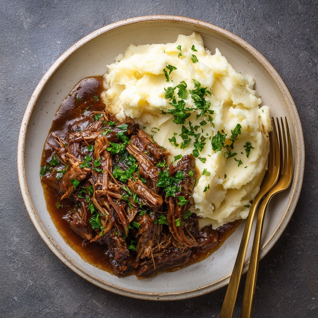 Asian-Inspired Creamy Braised Short Ribs Recipe - Recipe Image