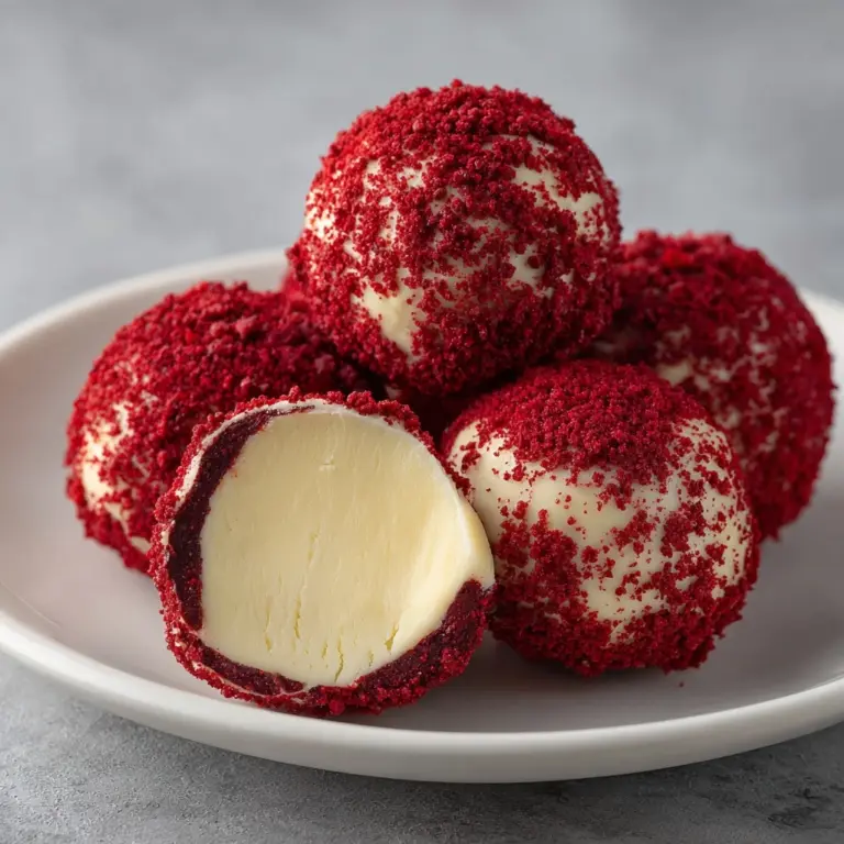 Red Velvet Cheesecake Balls Recipe