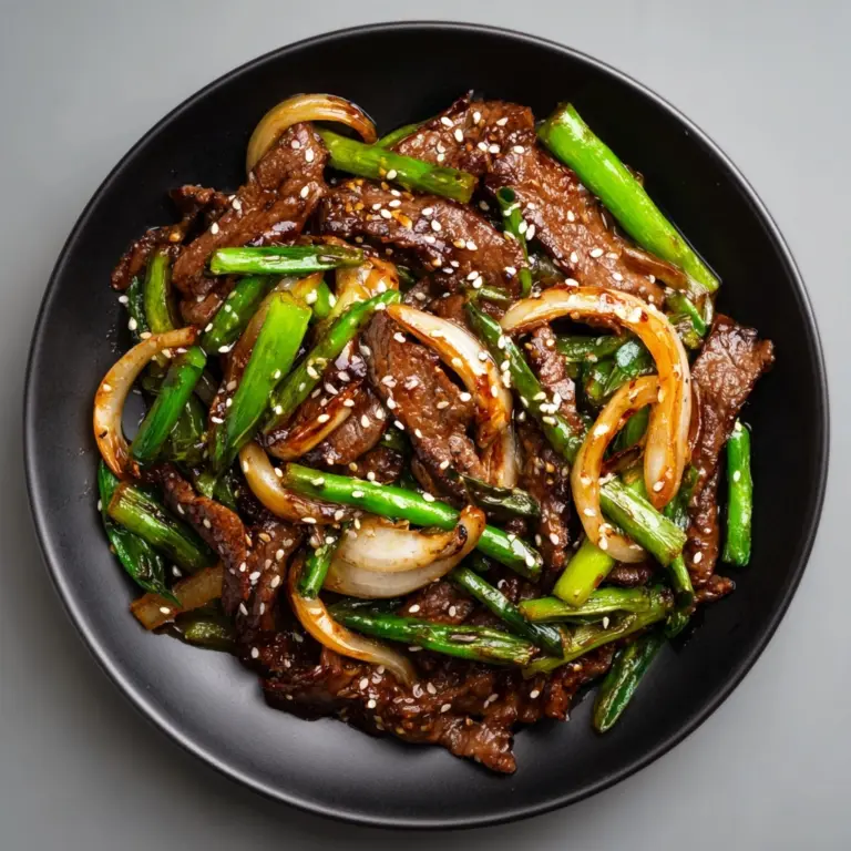 Beef and Onion Stir Fry Recipe