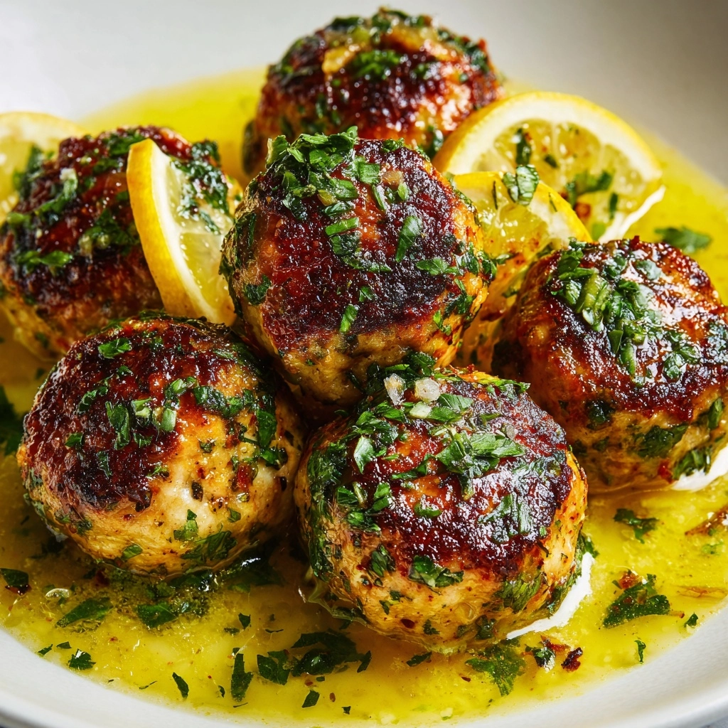 Lemon Pepper Chicken Meatballs Recipe