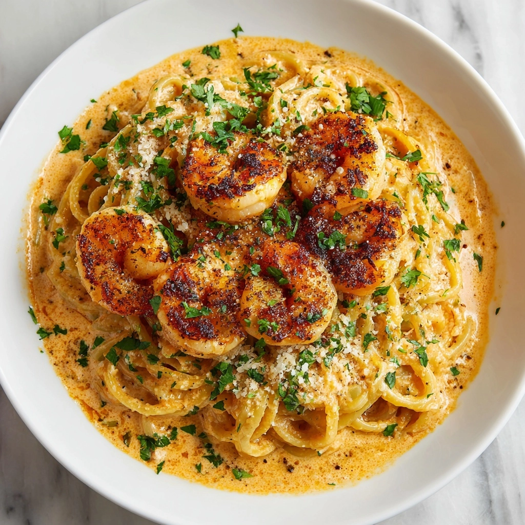 Creamy Shrimp Linguine Recipe - Recipe Image