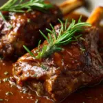 Rosemary Garlic Lamb Shanks Recipe