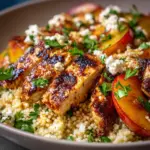 Baked Chicken with Crispy Feta & Vinaigrette Recipe