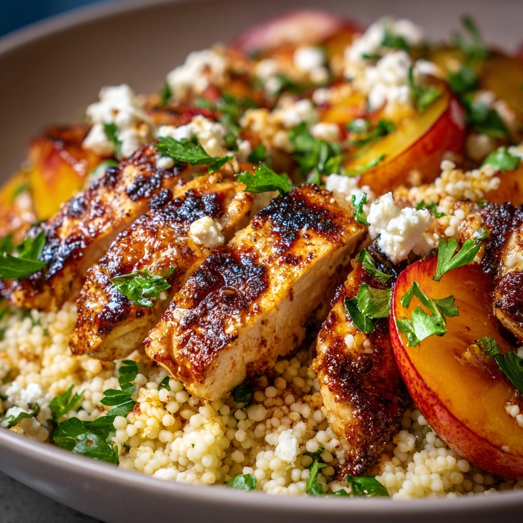 Baked Chicken with Crispy Feta & Vinaigrette Recipe
