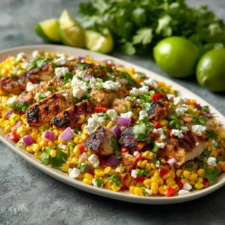 Healthy Street Corn-Inspired Chicken Salad Recipe