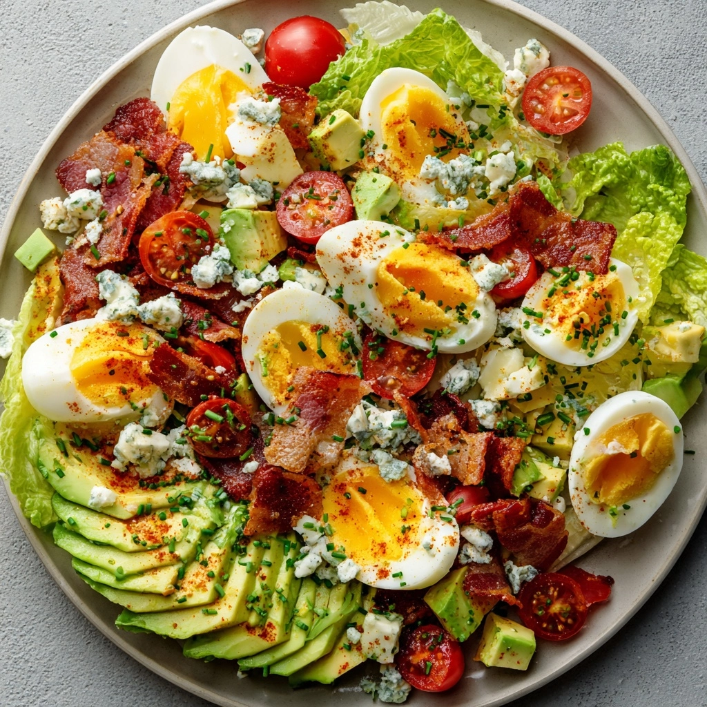 Keto Cobb Egg Salad Recipe - Recipe Image