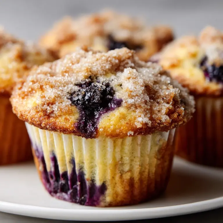 Ultimate Moist & Flavorful Blueberry Muffins Recipe